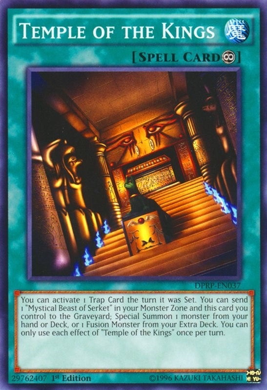 Image for Temple of the Kings (Duelist Pack: Rivals of the Pharaoh) (DPRP-EN037) - YuGiOh
