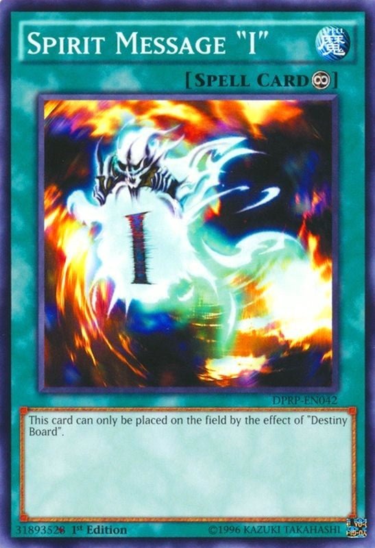Image for Spirit Message "I" (Duelist Pack: Rivals of the Pharaoh) (DPRP-EN042) - YuGiOh