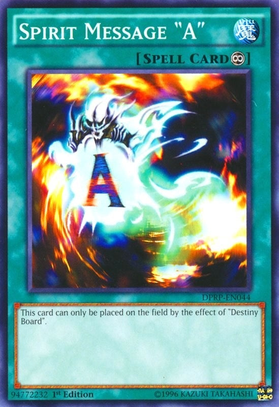 Image for Spirit Message "A" (Duelist Pack: Rivals of the Pharaoh) (DPRP-EN044) - YuGiOh