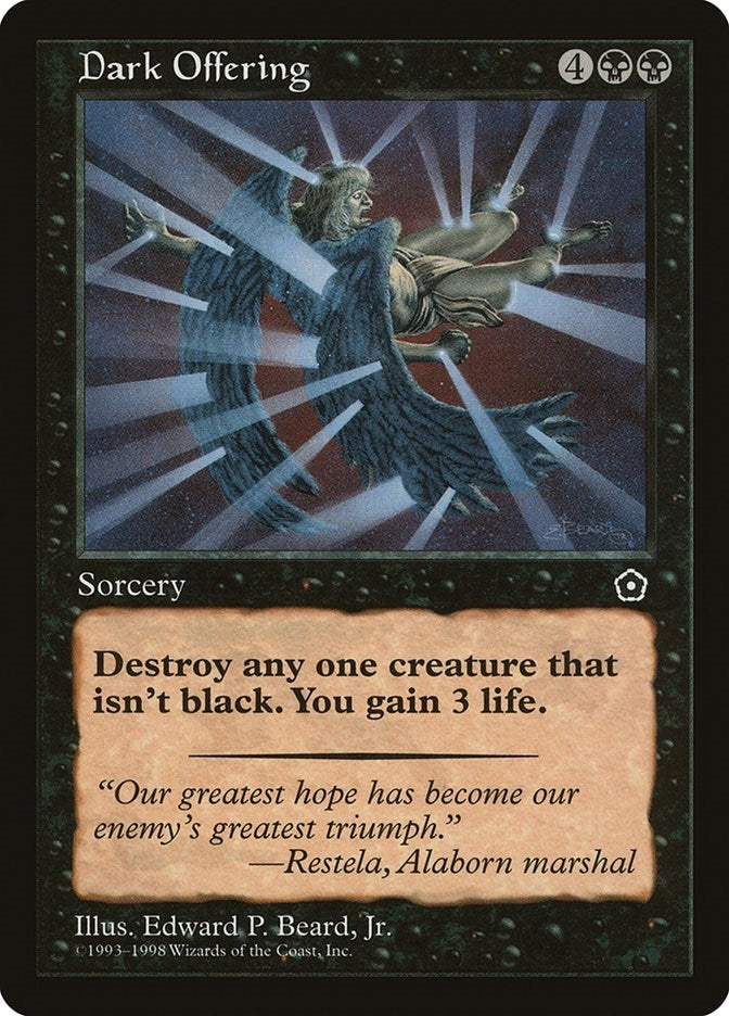 Image for Dark Offering (Portal Second Age) - Magic: The Gathering
