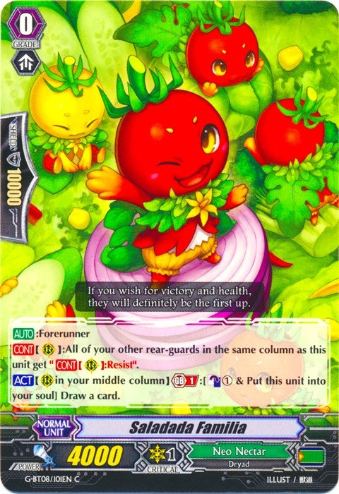 Image for Saladada Familia (G-BT08: Absolute Judgment) (G-BT08/101EN) - Cardfight Vanguard
