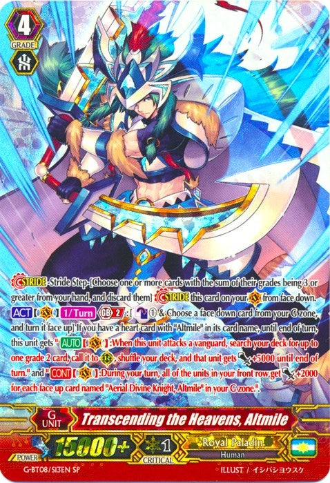 Image for Transcending the Heavens, Altmile (SP) (G-BT08: Absolute Judgment) (G-BT08/S13EN) - Cardfight Vanguard