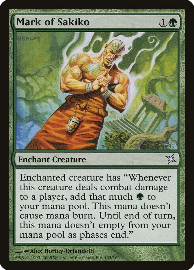 Image for Mark of Sakiko (Betrayers of Kamigawa) (135) - Magic: The Gathering