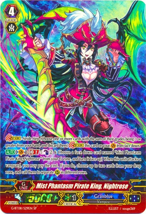 Image for Mist Phantasm Pirate King, Nightrose (SP) (G-BT08: Absolute Judgment) (G-BT08/S29EN) - Cardfight Vanguard