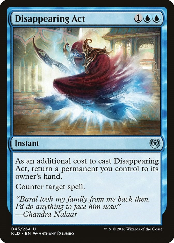 Image for Disappearing Act (Kaladesh) (43) - Magic: The Gathering