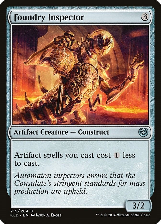 Image for Foundry Inspector (Kaladesh) (215) - Magic: The Gathering