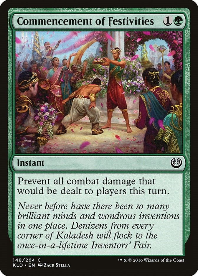 Image for Commencement of Festivities (Kaladesh) (148) - Magic: The Gathering
