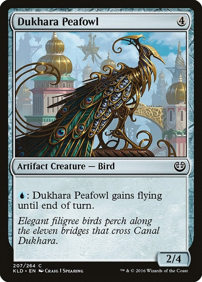 Image for Dukhara Peafowl (Kaladesh) (207) - Magic: The Gathering