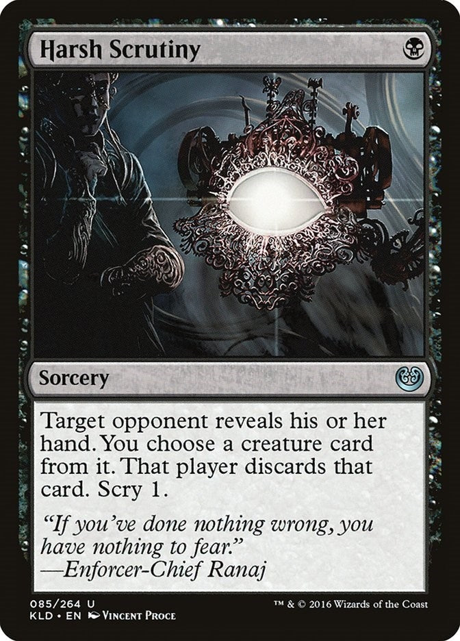 Image for Harsh Scrutiny (Kaladesh) (85) - Magic: The Gathering