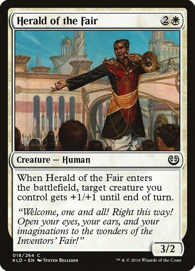 Image for Herald of the Fair (Kaladesh) (18) - Magic: The Gathering