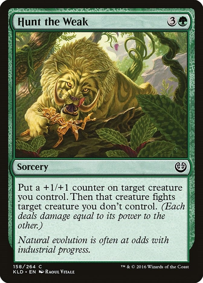 Image for Hunt the Weak (Kaladesh) (158) - Magic: The Gathering