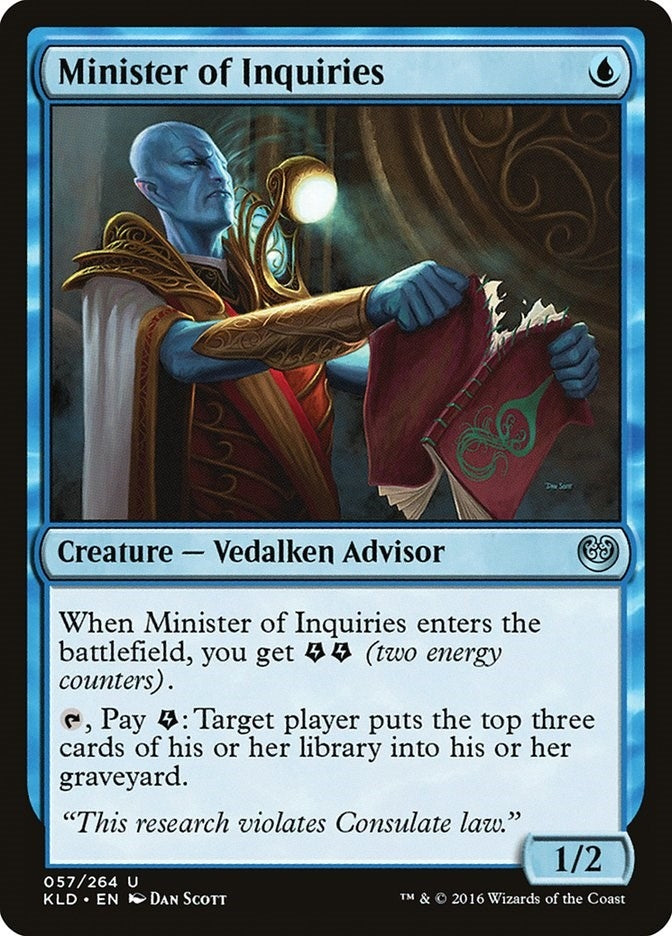 Image for Minister of Inquiries (Kaladesh) (57) - Magic: The Gathering