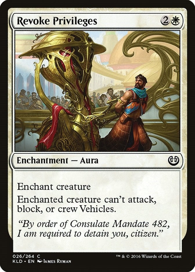 Image for Revoke Privileges (Kaladesh) (26) - Magic: The Gathering