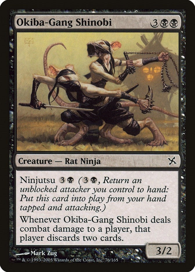 Image for Okiba-Gang Shinobi (Betrayers of Kamigawa) (76) - Magic: The Gathering