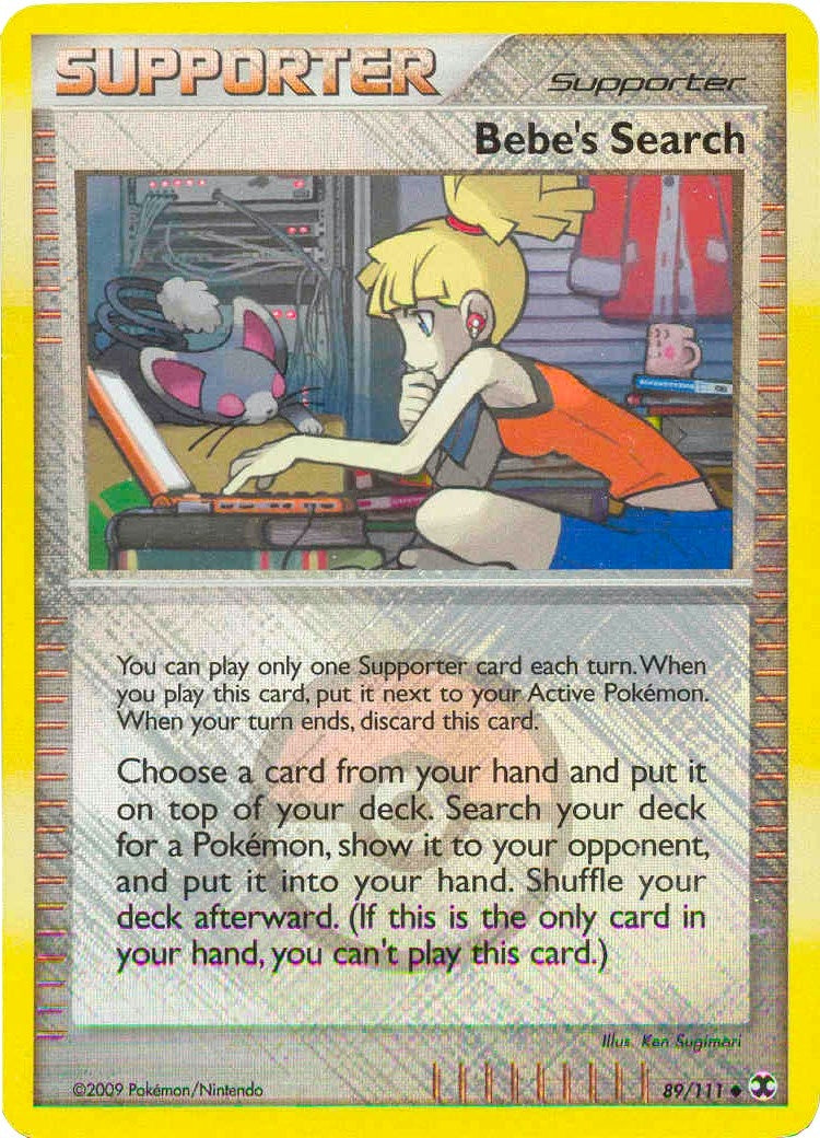 Image for Bebe's Search - 89/111 (League Promo) (League & Championship Cards) (089/111) - Pokemon
