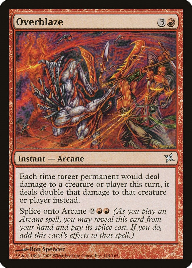 Image for Overblaze (Betrayers of Kamigawa) (114) - Magic: The Gathering