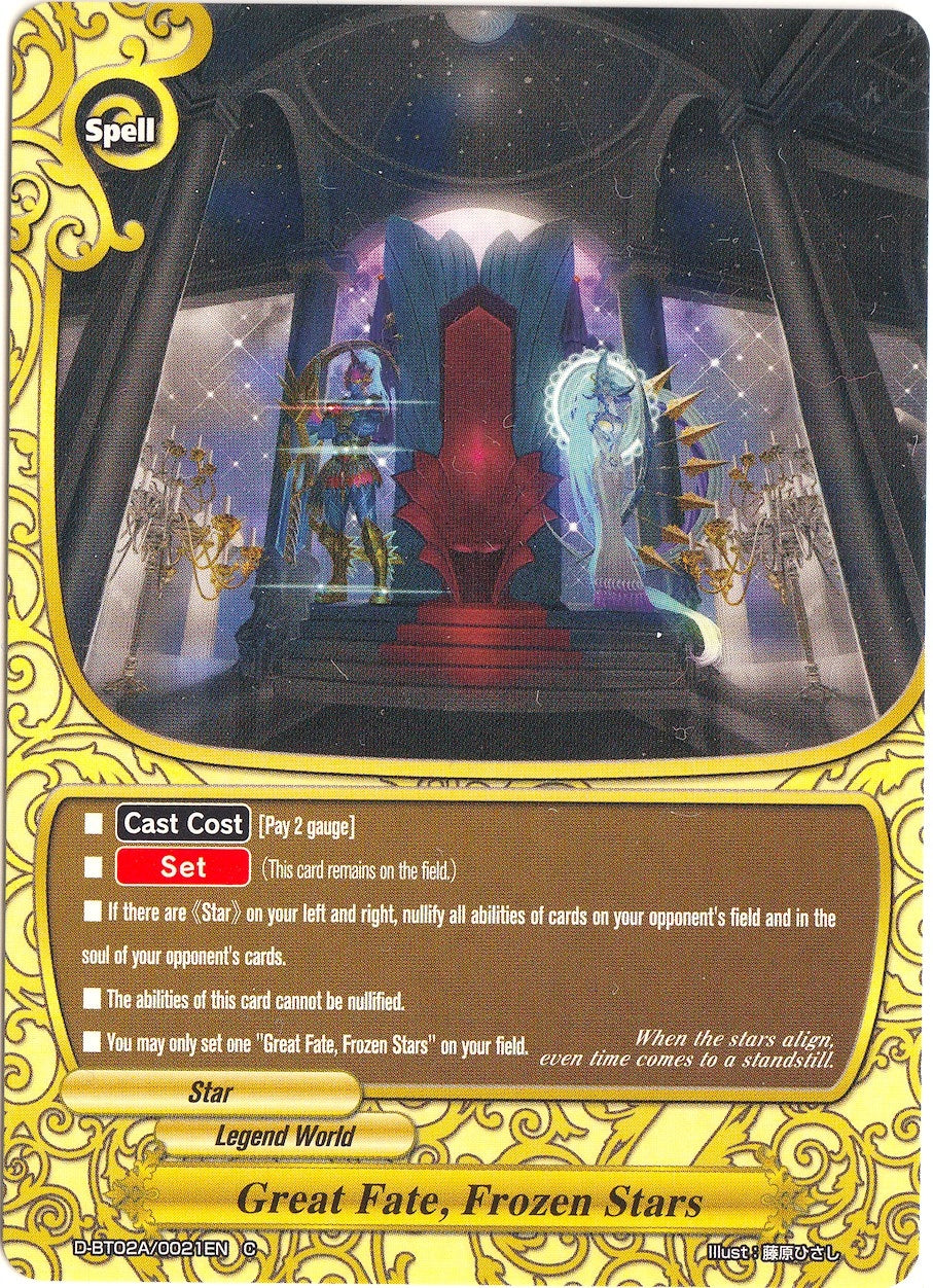 Image for Great Fate, Frozen Stars (Four Dimensions) (D-BT02A/0021EN) - Future Card BuddyFight