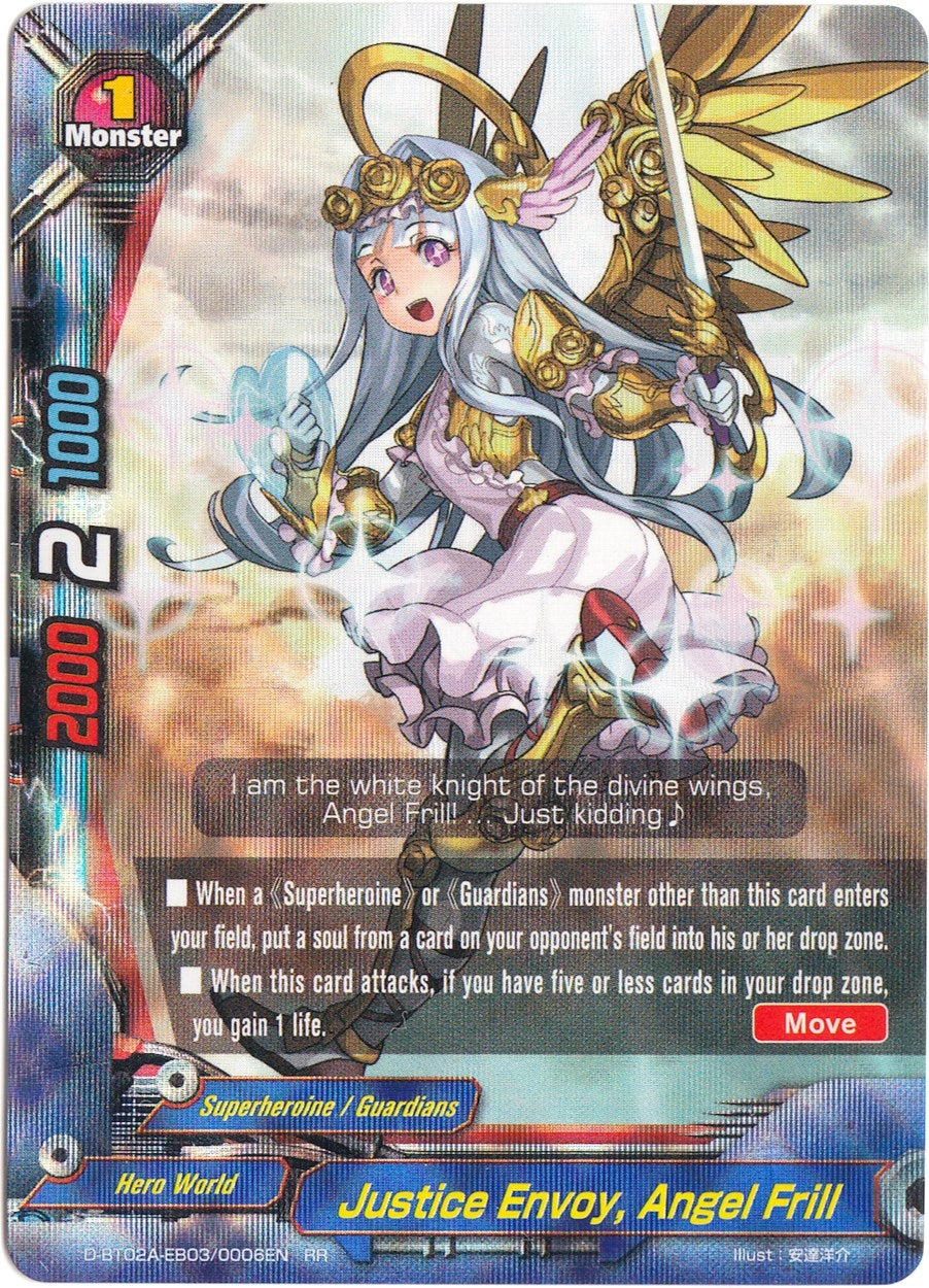 Image for Justice Envoy, Angel Frill (Four Dimensions) (D-BT02A-EB03/0006EN) - Future Card BuddyFight