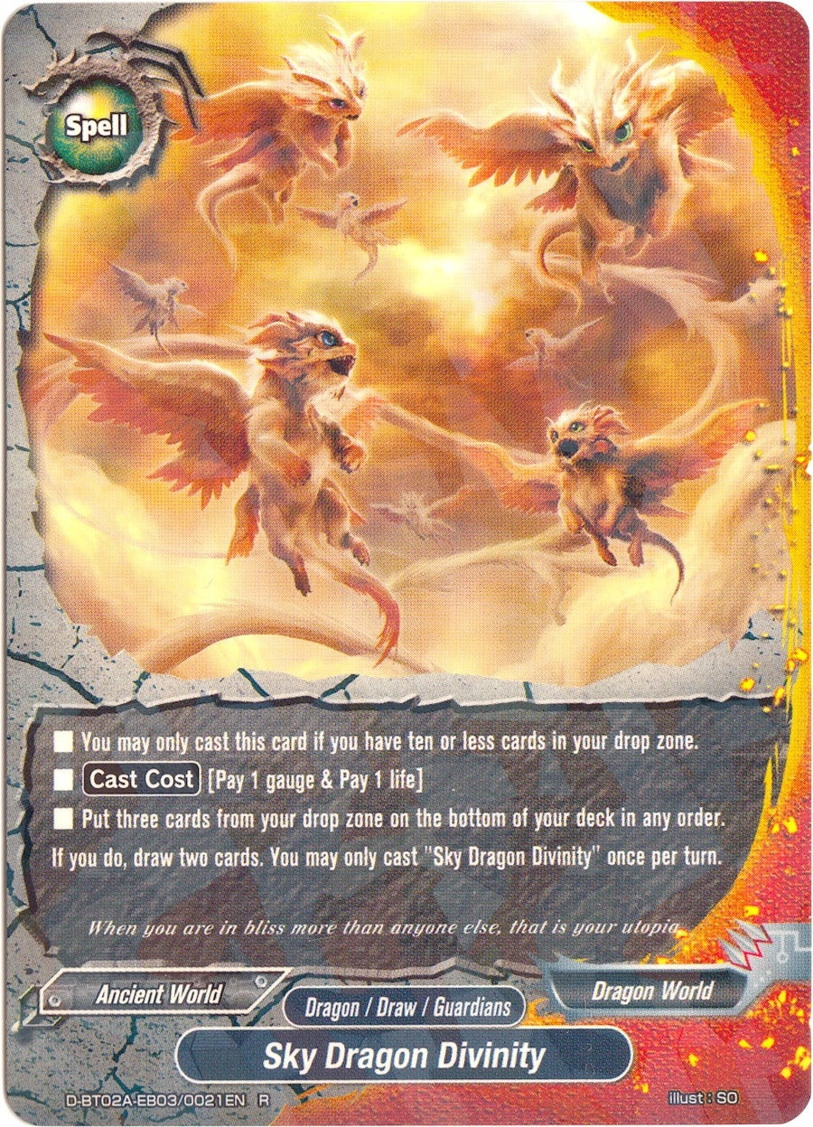 Image for Sky Dragon Divinity (Four Dimensions) (D-BT02A-EB03/0021EN) - Future Card BuddyFight
