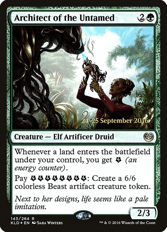 Image for Architect of the Untamed (Prerelease Cards) (143) - Magic: The Gathering