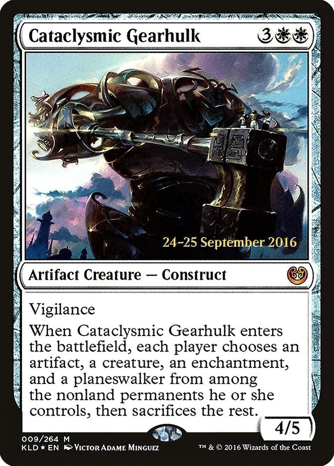 Image for Cataclysmic Gearhulk (Prerelease Cards) (9) - Magic: The Gathering
