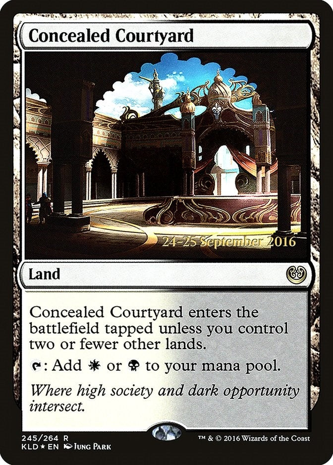 Image for Concealed Courtyard (KLD) (Prerelease Cards) (245) - Magic: The Gathering