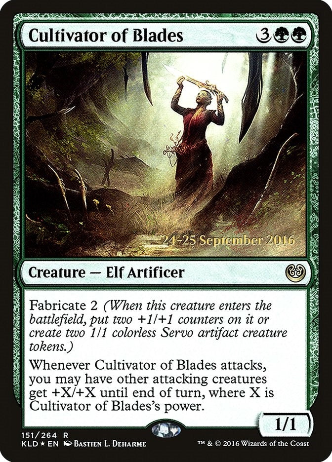Image for Cultivator of Blades (Prerelease Cards) (151) - Magic: The Gathering