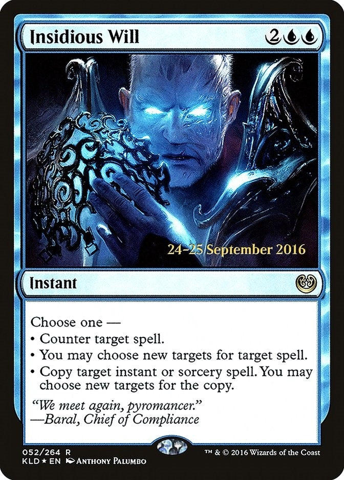 Image for Insidious Will (Prerelease Cards) (52) - Magic: The Gathering