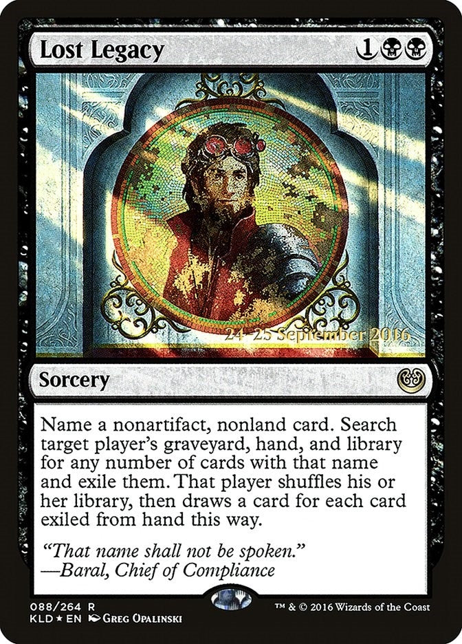 Image for Lost Legacy (Prerelease Cards) (88) - Magic: The Gathering