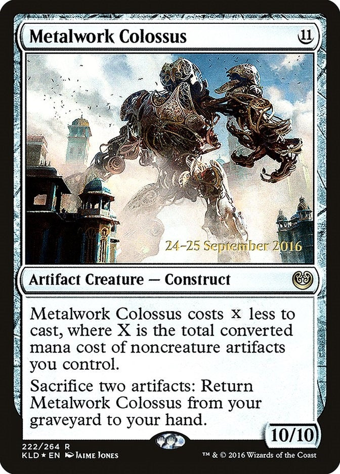 Image for Metalwork Colossus (Prerelease Cards) (222) - Magic: The Gathering