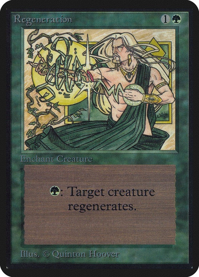 Image for Regeneration (Alpha Edition) - Magic: The Gathering