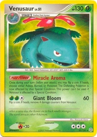 Image for Venusaur (Secret Wonders) (Deck Exclusives) (020/132) - Pokemon