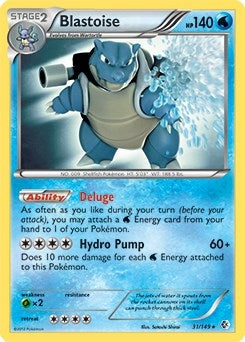 Image for Blastoise - 31/149 (BW Boundaries Crossed) (Deck Exclusives) (031/149) - Pokemon