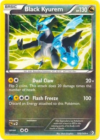 Image for Black Kyurem - 100/149 (BW Boundaries Crossed) (Deck Exclusives) (100/149) - Pokemon