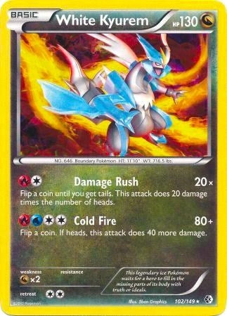 Image for White Kyurem - 102/149 (BW Boundaries Crossed) (Deck Exclusives) (102/149) - Pokemon