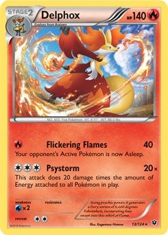 Image for Delphox - 13/124 (XY Fates Collide) (Deck Exclusives) (013/124) - Pokemon