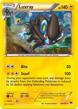 Image for Luxray - 46/122 (Cracked Ice Holo) (Deck Exclusives) (046/122) - Pokemon