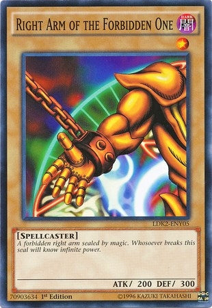 Image for Right Arm of the Forbidden One (Legendary Decks II) (LDK2-ENY05) - YuGiOh