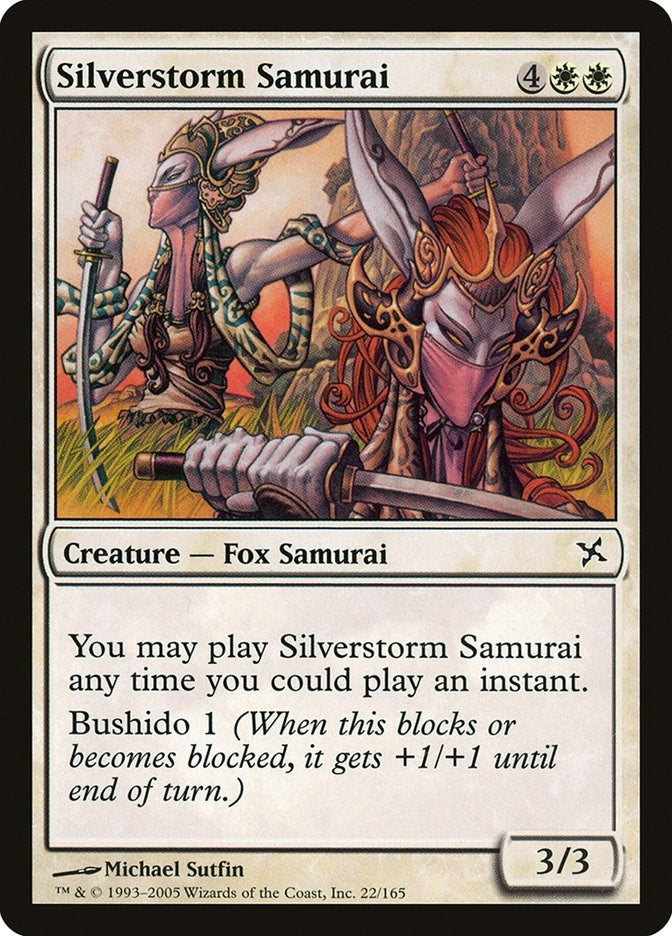 Image for Silverstorm Samurai (Betrayers of Kamigawa) (22) - Magic: The Gathering