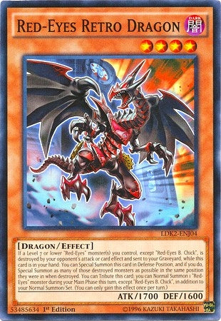 Image for Red-Eyes Retro Dragon (Legendary Decks II) (LDK2-ENJ04) - YuGiOh