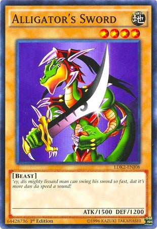 Image for Alligator's Sword (Legendary Decks II) (LDK2-ENJ08) - YuGiOh