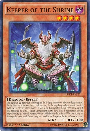 Image for Keeper of the Shrine (Legendary Decks II) (LDK2-ENJ22) - YuGiOh