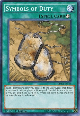 Image for Symbols of Duty (Legendary Decks II) (LDK2-ENJ33) - YuGiOh