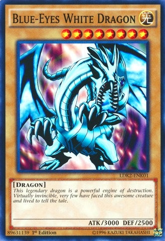 Image for Blue-Eyes White Dragon (Version 1) (Legendary Decks II) (LDK2-ENK01) - YuGiOh
