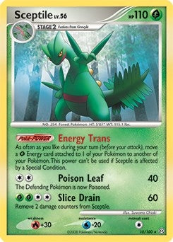 Image for Sceptile - 10/100 (DP Stormfront) (Deck Exclusives) (010/100) - Pokemon