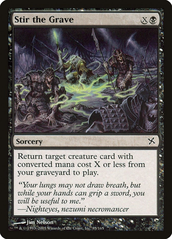 Image for Stir the Grave (Betrayers of Kamigawa) (85) - Magic: The Gathering