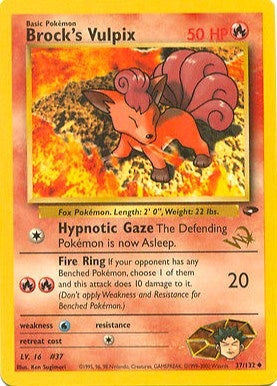 Image for Brock's Vulpix [W Stamped] (WoTC Promo) (037/132) - Pokemon