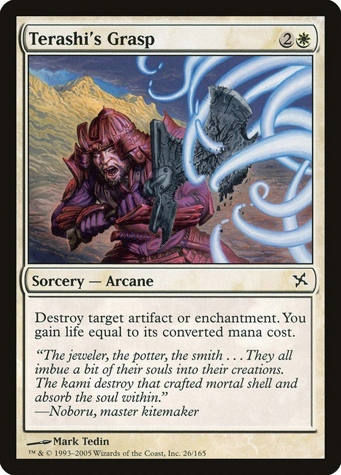 Image for Terashi's Grasp (Betrayers of Kamigawa) (26) - Magic: The Gathering