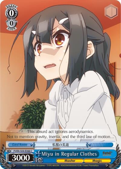 Image for Miyu in Regular Clothes (Fate/kaleid liner PRISMA ILLYA DX) (PI/EN-S04-E066 C) - Weiss Schwarz