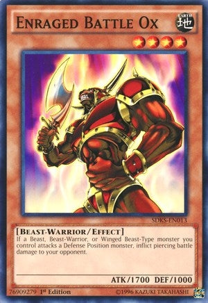 Image for Enraged Battle Ox (Structure Deck: Seto Kaiba) (SDKS-EN013) - YuGiOh
